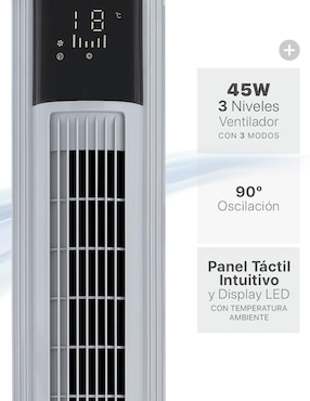 Calefactor torre cerámico eléctrico Esquimal de 127 V