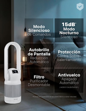 Calefactor torre cerámico eléctrico Esquimal de 127 V