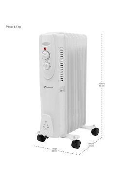 Set calefactor de torre eléctrico Houzer de 127 V