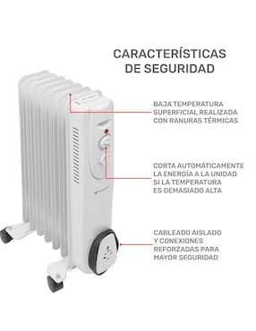 Set calefactor de torre eléctrico Houzer de 127 V
