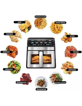 Freidora de aire Gourmia 7.6 L Gaf858