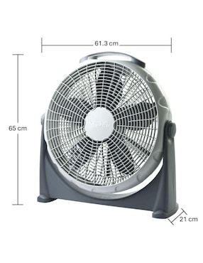 Ventilador de piso Mytek 3 velocidades