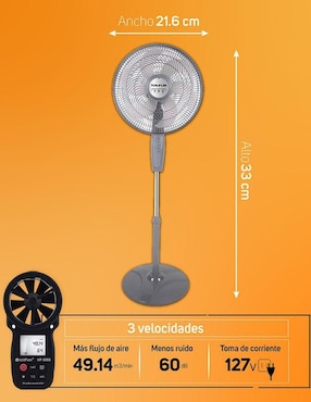 Ventilador 2 en 1 Taurus 3 velocidades