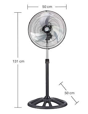 Ventilador de pedestal Mytek 3 velocidades