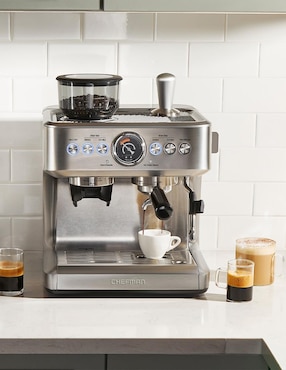 Cafetera espresso Chefman RJ54-G-SS-MX