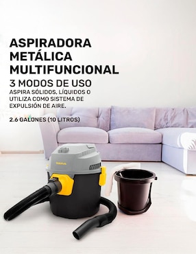 Aspiradora wet & dry Taurus hurricane 10 litros