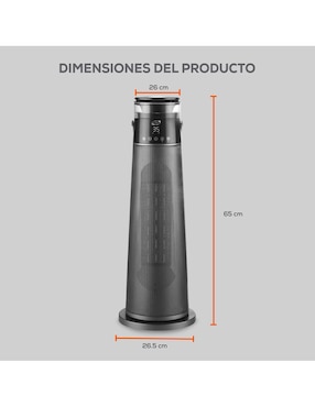 Calefactor de chimenea eléctrico Evans de 110 V