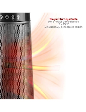 Calefactor de chimenea eléctrico Evans de 110 V