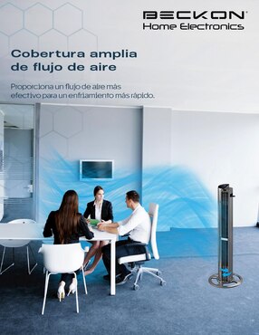 Ventilador de torre Beckon con control remoto 6 velocidades
