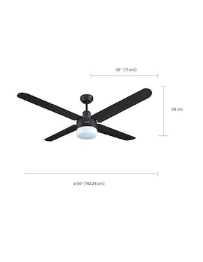 Ventilador de techo Westinghouse con control remoto 3 velocidades