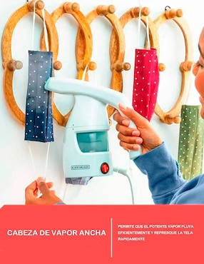 Generador de vapor Black & Decker GE1024001 suela acero inoxidable