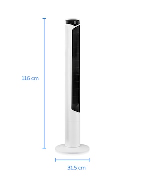 Ventilador de torre Navia con control remoto 3 velocidades