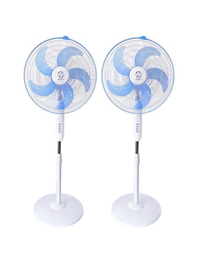 Set Ventilador De Pedestal Dosyu Technology 3 Velocidades