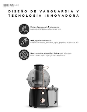 Extractor de jugo Kochstelle E-appliance 800 W