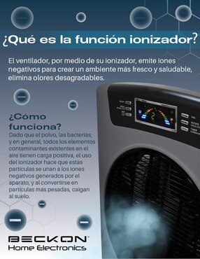 Ventilador de torre Beckon con control remoto 3 velocidades