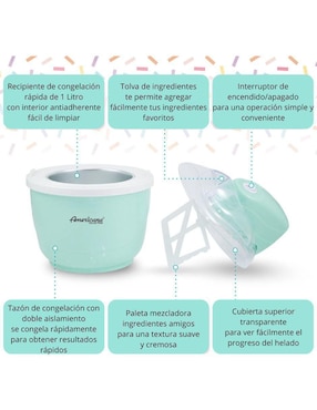 Maquina de helados Elite Gourmet digital
