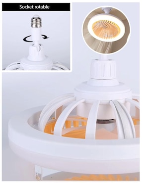 Set ventilador de techo Dosyu Technology con control remoto 3 velocidades