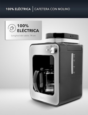 Cafetera con molino Rca RC-CAF4