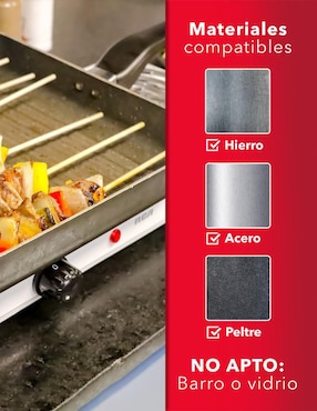 Parrilla eléctrica Rca RC2000A de lámina