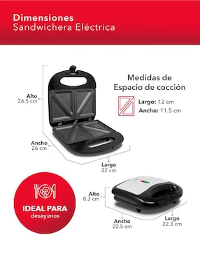 Sandwichera Rca RC-SW1