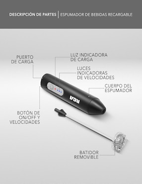 Espumador de leche eléctrico Rca