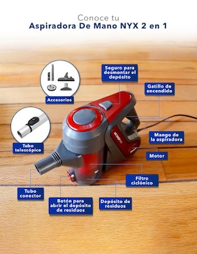 Aspiradora de mano Rca rc-a1 600 ml