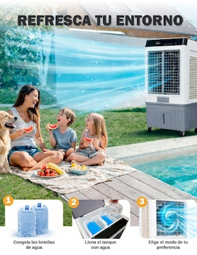 Aire acondicionado portátil Skycare Enfriador Evaporativo 55L Frío