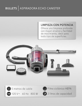 Aspiradora canister Rca rc-a2 2 litros