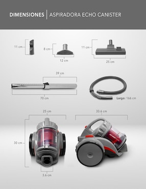 Aspiradora canister Rca rc-a2 2 litros