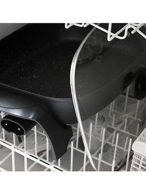 Sartén eléctrico con tapa Elite Gourmet de aluminio fundido