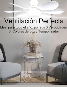 Ventilador de techo Cm Top con control remoto 3 velocidades