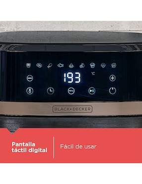 Freidora de aire Black + Decker Purifry 8 l AFBD82-1BDLA