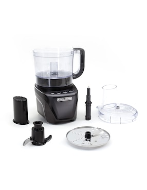 Procesador de alimentos de 8 tazas silencioso Black + Decker cuchillas de acero inoxidable