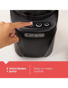 Procesador de alimentos de 8 tazas silencioso Black + Decker cuchillas de acero inoxidable