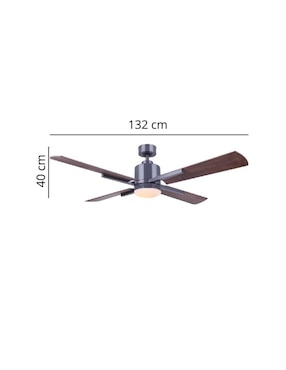 Ventilador de techo Igoto con control remoto 6 velocidades