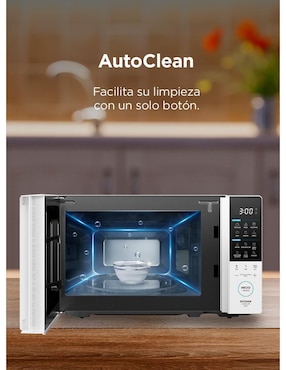 Horno de microondas convencional Midea modelo MMDT07S2WB 0.7 pies cúbicos