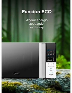 Horno de microondas convencional Midea modelo MMDT07S2WB 0.7 pies cúbicos