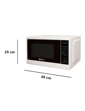 Horno de microondas convencional Koblenz modelo MWKM07BHA-BLA 0.7 pies cúbicos