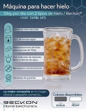 Máquina de hielo Beckon Dahlia