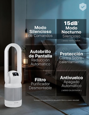 Ventilador 3 en 1 Esquimal con control remoto 8 velocidades