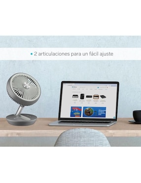 Ventilador de escritorio Steren 4 velocidades