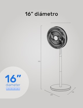 Ventilador de pedestal Bestherm 3 velocidades