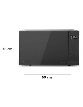 Horno de microondas con grill Hisense modelo HMMG4211BMVG 1.6 pies cúbicos