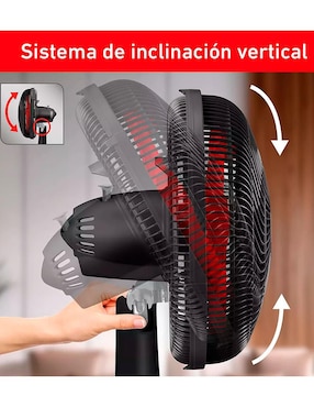 Ventilador 2 en 1 T-Fal 3 velocidades