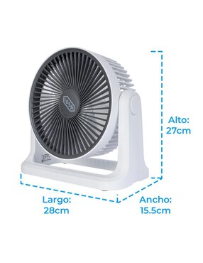 Mini ventilador Iusa 3 velocidades