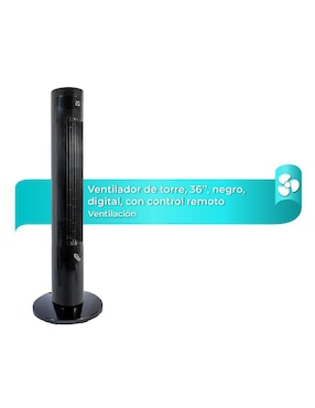 Ventilador de torre Iusa con control remoto 3 velocidades
