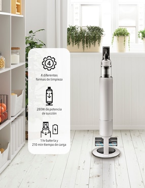 Aspiradora ciclónica Samsung vs80f28dpp/ax 2.5 litros