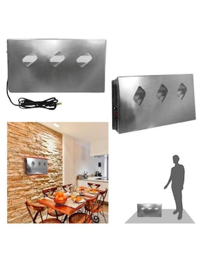 Calefactor de pared eléctrico Ventdepot de 110 V