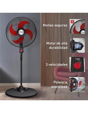 Ventilador de pedestal T-Fal 3 velocidades