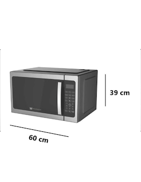 Horno de microondas convencional Westinghouse modelo WWCMV14042WES 1.5 pies cúbicos